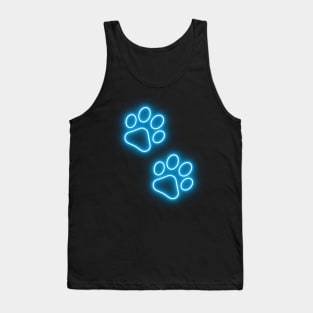 Cute puppy glowing paws Tank Top